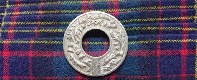 Inverness Militia Plaid Brooch