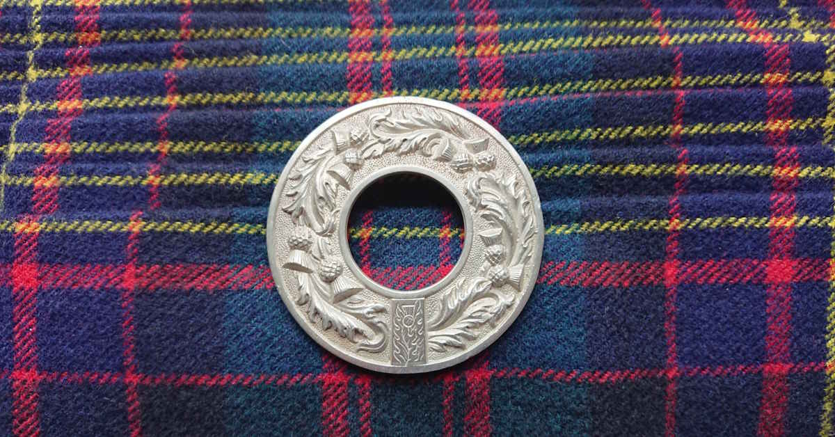 Inverness Militia Plaid Brooch