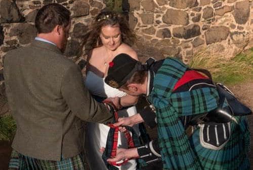 Handfasting at St Anthony's Chapel, Edinburgh