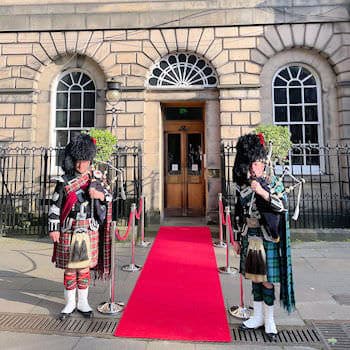 Wedding Bagpipers in Edinburgh
