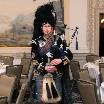 Bagpiper David Burnside