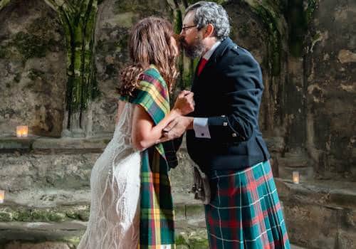 Getting married on Inchcolm Island