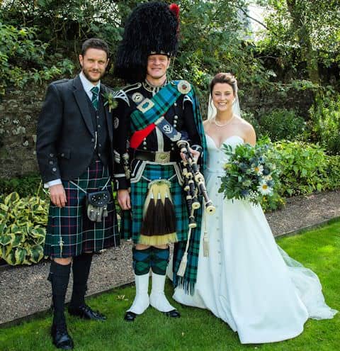 Bagpiper for Wedding Scottish Bagpipers