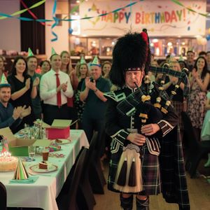 Bagpiper for Birthday Party