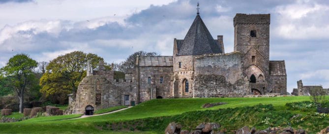 Scottish elopement wedding location Inchcolm Abbey