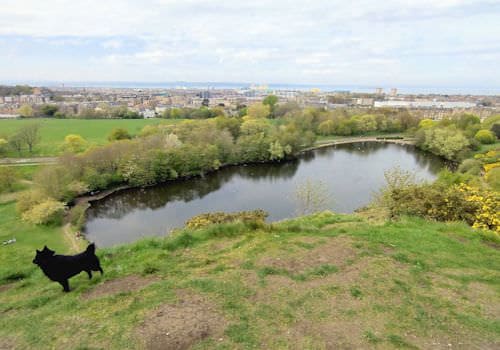 Vows Renewal location Edinburgh- St Margaret's Loch from St Anthony's Chapel